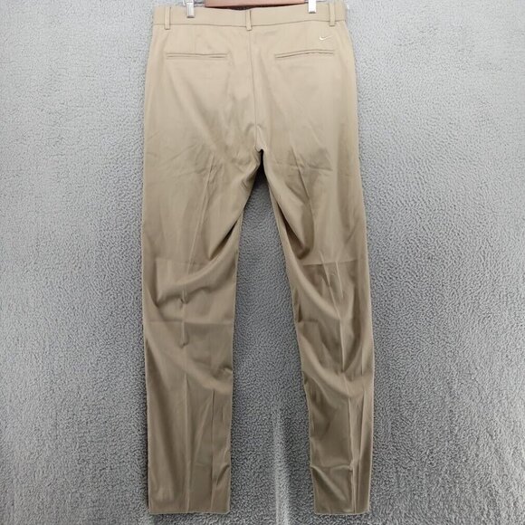 Nike Golf Pants Mens 36x34 Beige Khaki Essential Flex Unhemmed‎ Trousers Dri-Fit - Picture 6 of 10